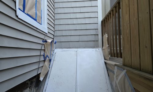 Cellar Doors After a Coat of Paint