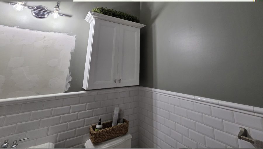 home bathroom before wallpaper and painting Preview Image 2