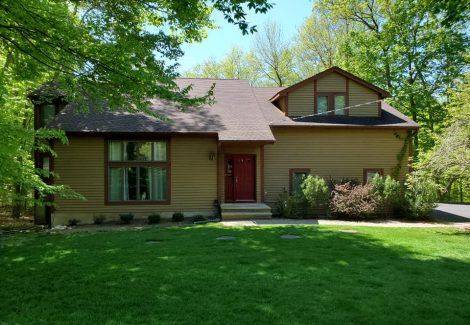 Front Exterior House Painting Before Englewood Cliffs, NJ