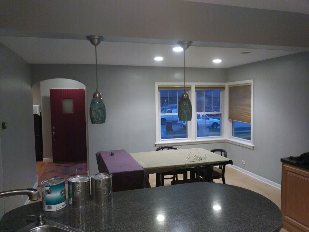 Interior dining room painting by CertaPro Painters in Homewood, IL