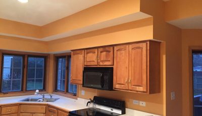 Interior kitchen painting by CertaPro painters in Olympia Fields, IL