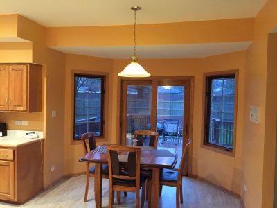 Interior dining room painting by CertaPro painters in Olympia Fields, IL