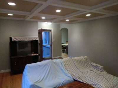 Interior living room painting by CertaPro Painters in Homewood, IL