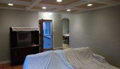 Interior living room painting by CertaPro Painters in Homewood, IL