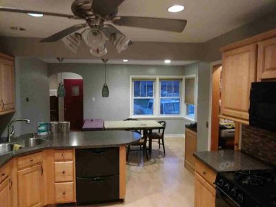 Interior kitchen painting by CertaPro Painters in Homewood, IL
