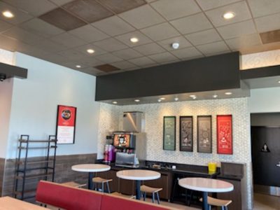 Panda Express Commercial Interior Painting