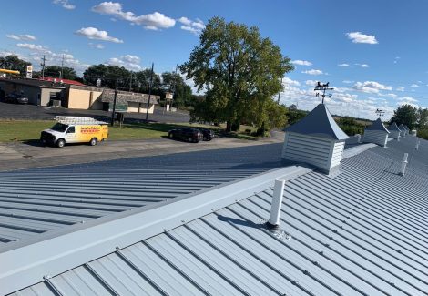 Metal Roof Commercial Painting