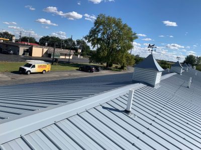 Commercial Metal Roof Painting