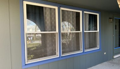 Porch Window Trim Repaint