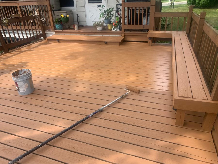 Exterior Deck Stain in Homewood, IL