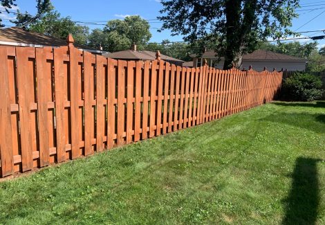 Fence Staining for Backyard in Dolton, IL