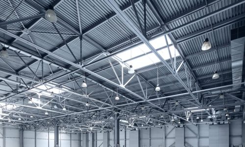 Warehouse Dryfall Ceiling Painting