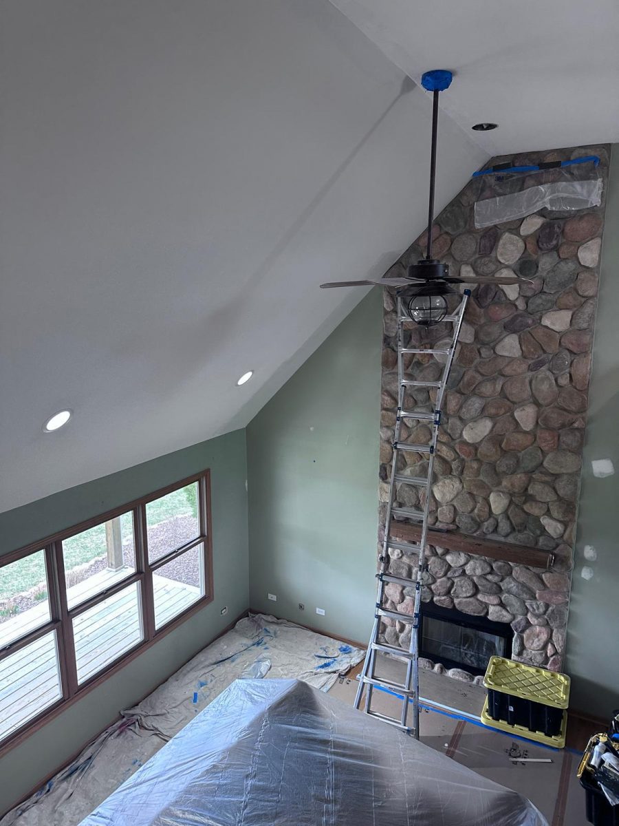 loft view of living room and fireplace Preview Image 9