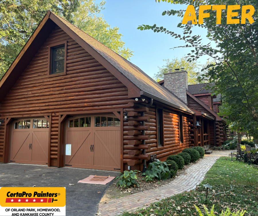 stained log home Preview Image 1