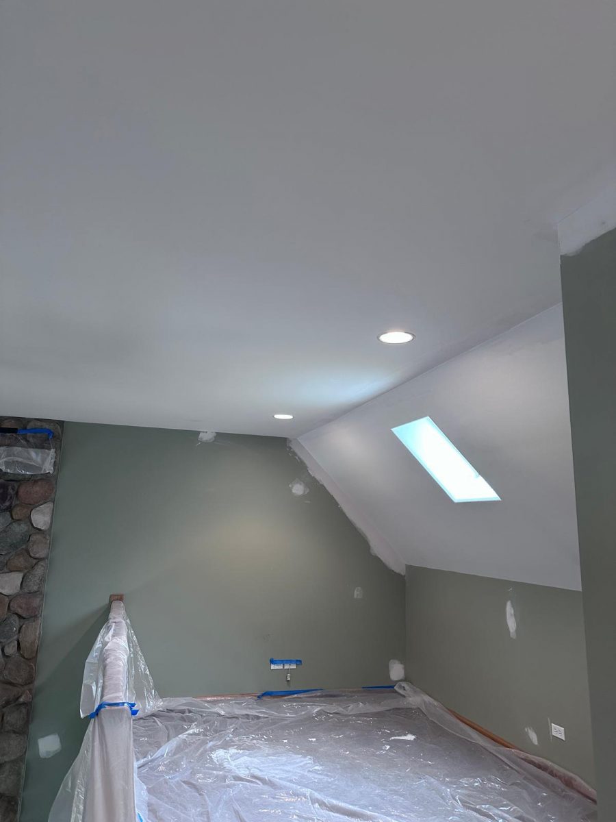 interior wall prepped for paint in house Preview Image 12