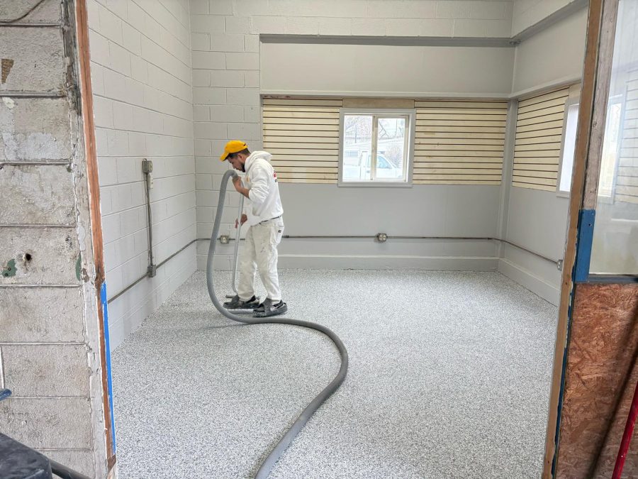 painter applying floor coating Preview Image 1