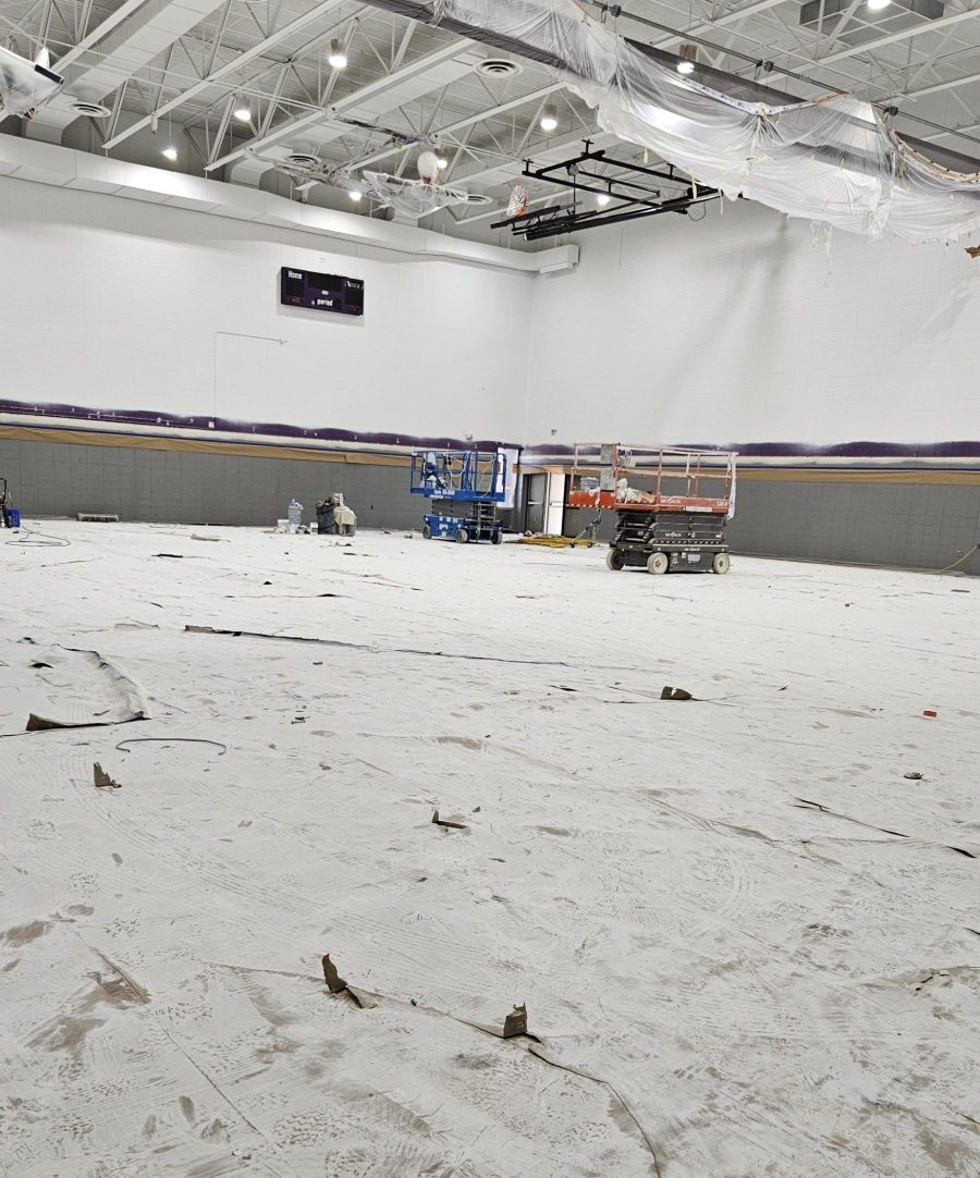 plastic sheeting on a gymnasium floor Preview Image 5