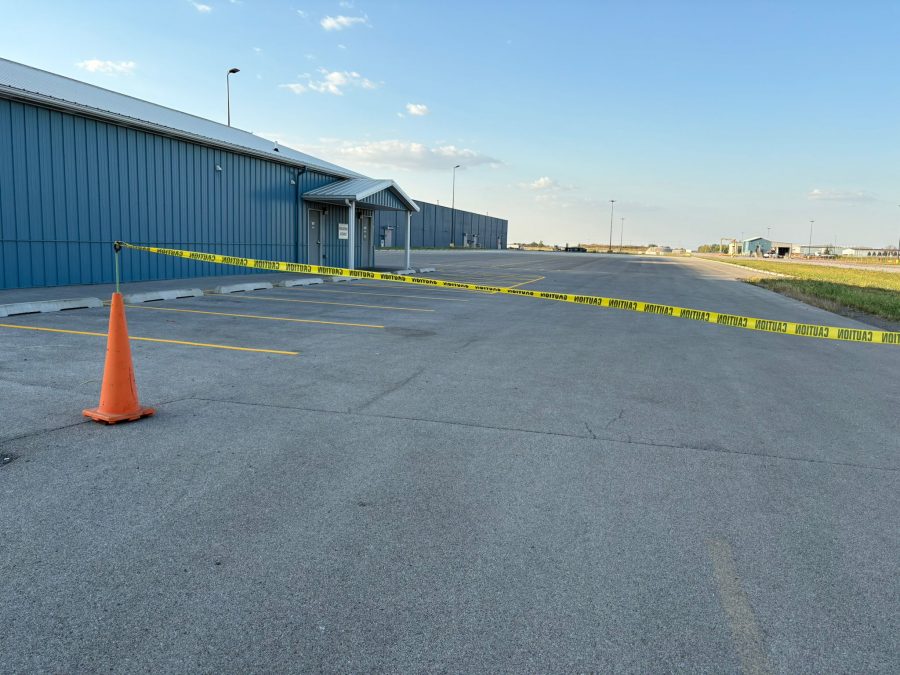 commercial parking lot with fresh striping Preview Image 2