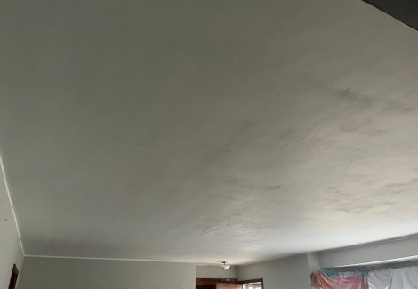 water damage on ceiling drywall