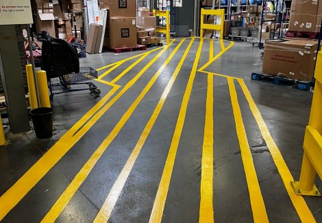 Grocery Store Line Striping