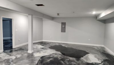 repainted living area