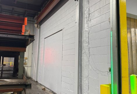 warehouse interior after painting