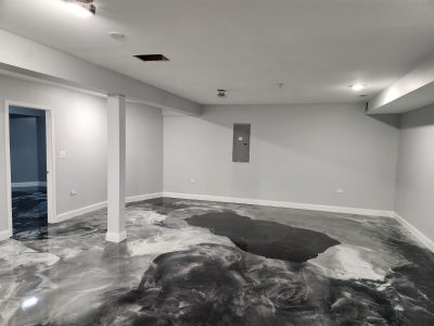 repainted living area