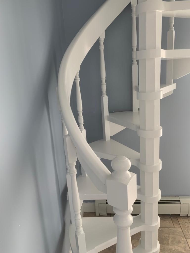 White Stair Painting Bourbonnais, IL Preview Image 2