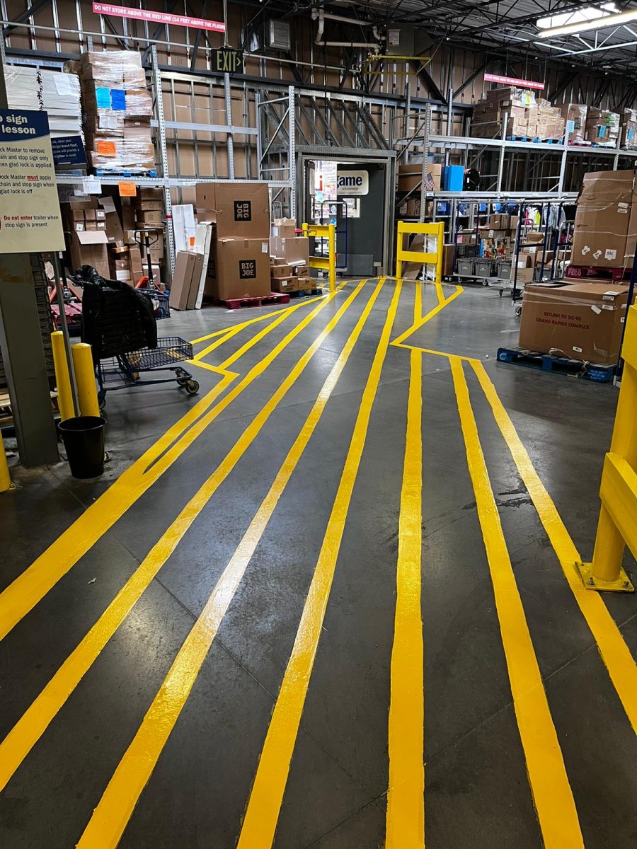 Grocery Store Line Striping Preview Image 1