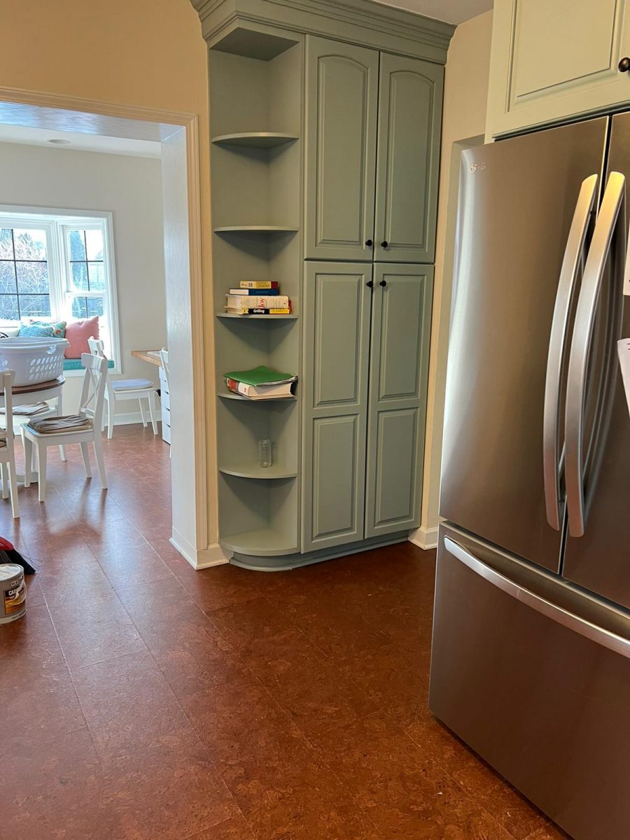 Kitchen Cabinet Transformation Sage Green Preview Image 4