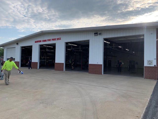 Fire House Exterior Painting Manteno, IL Preview Image 1