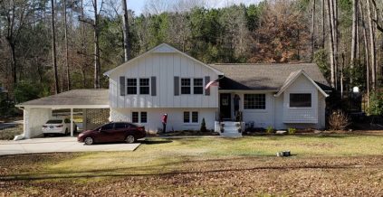 Exterior Painted Brick