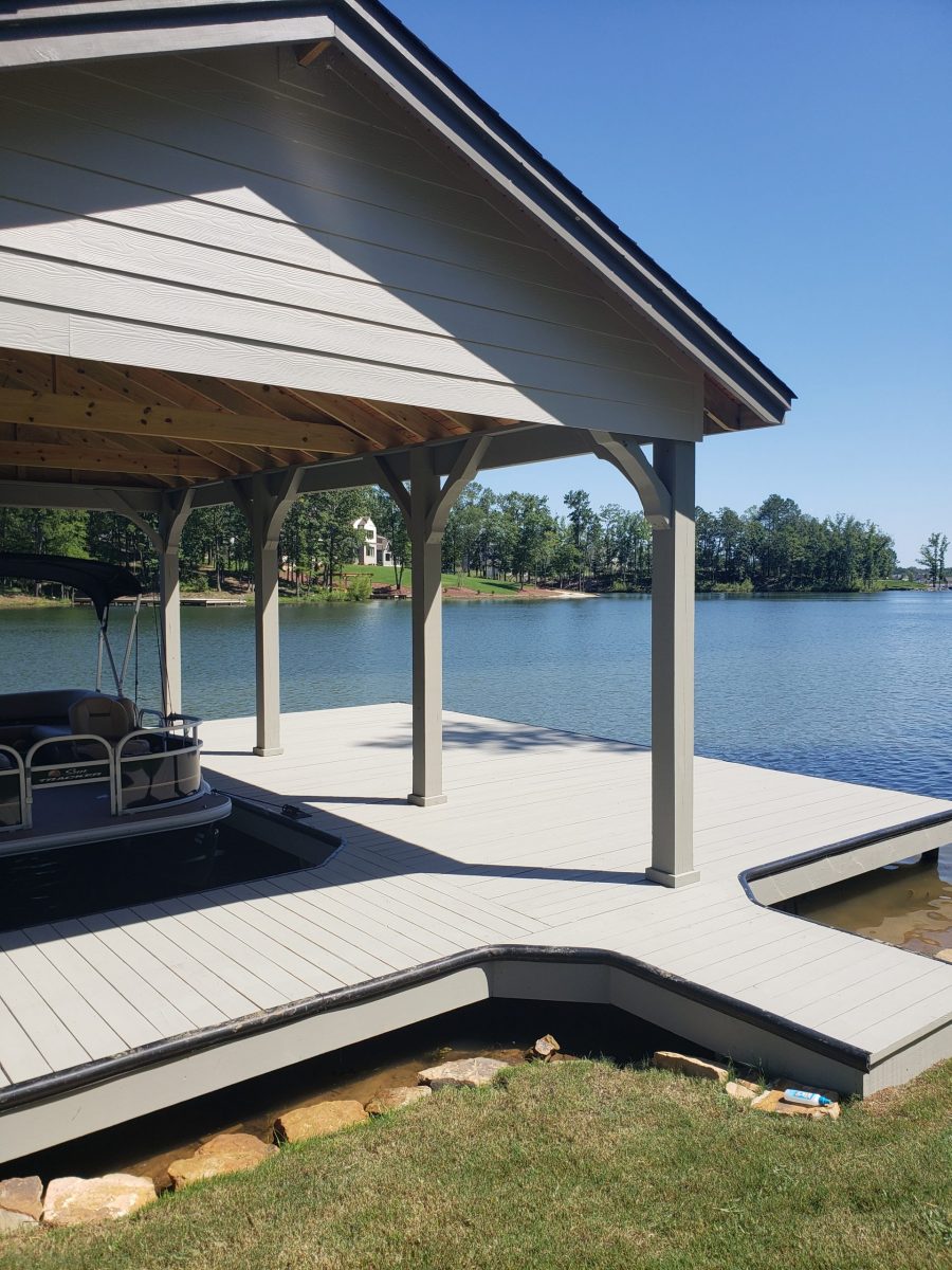 Lake Dock Exterior Painting Preview Image 1