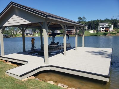 lake dock painting professionals