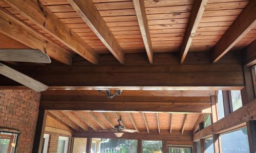 Porch Ceiling Staining