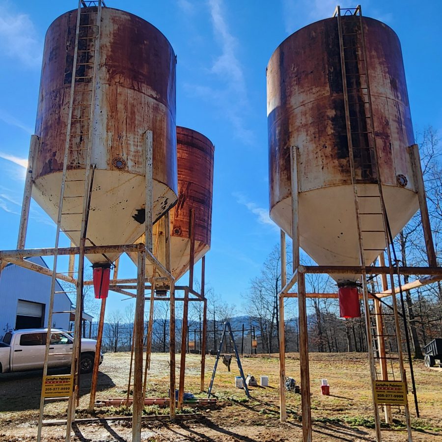 Rusted Silo Before Professional Painting Preview Image 4