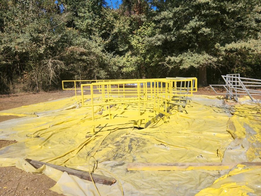 Safety Railings Painted Bright Yellow Preview Image 3