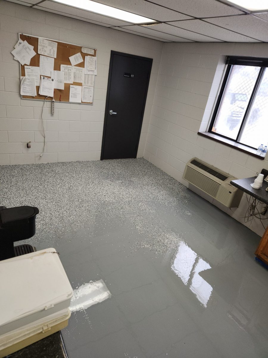 During Epoxy Floor Coating Process Preview Image 3