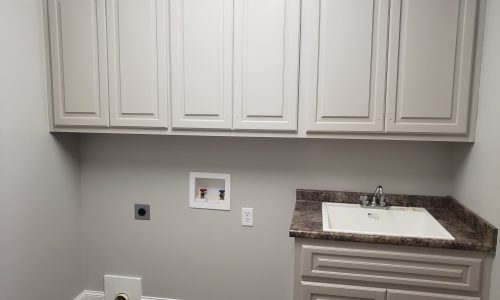 Laundry Room Cabinet Painting