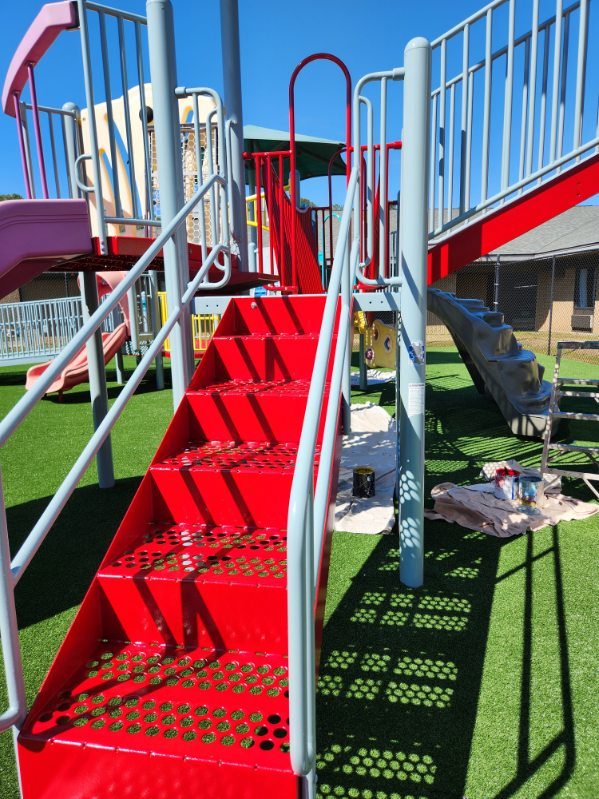 Playground Stairs Painted Pelham, AL Preview Image 1