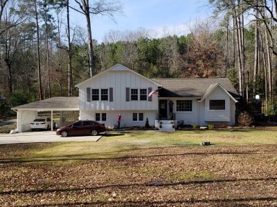 Professional exterior brick painting