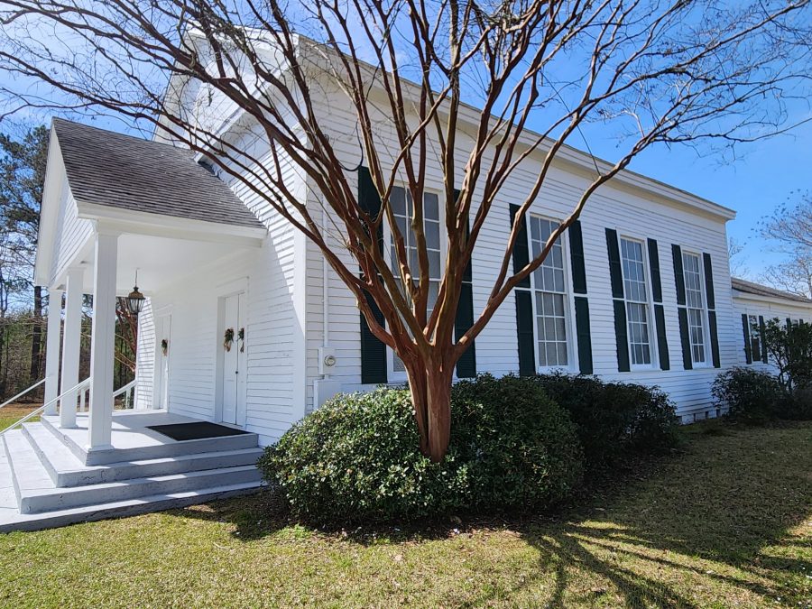 White Exterior Church Painting Panola, AL Preview Image 2