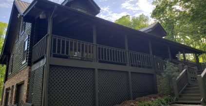 Exterior Cabin Painting