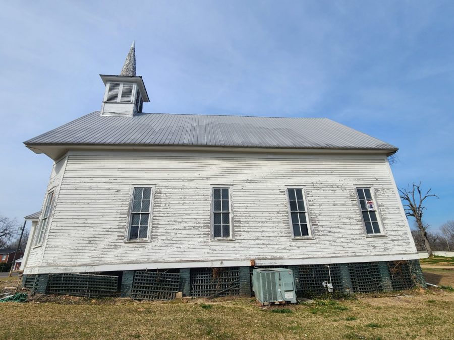 Before Church White Exterior Painting Preview Image 15