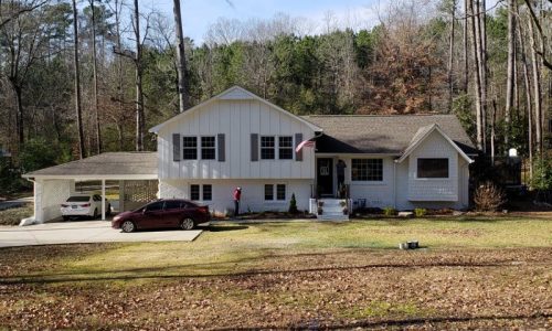 Exterior Painted Brick