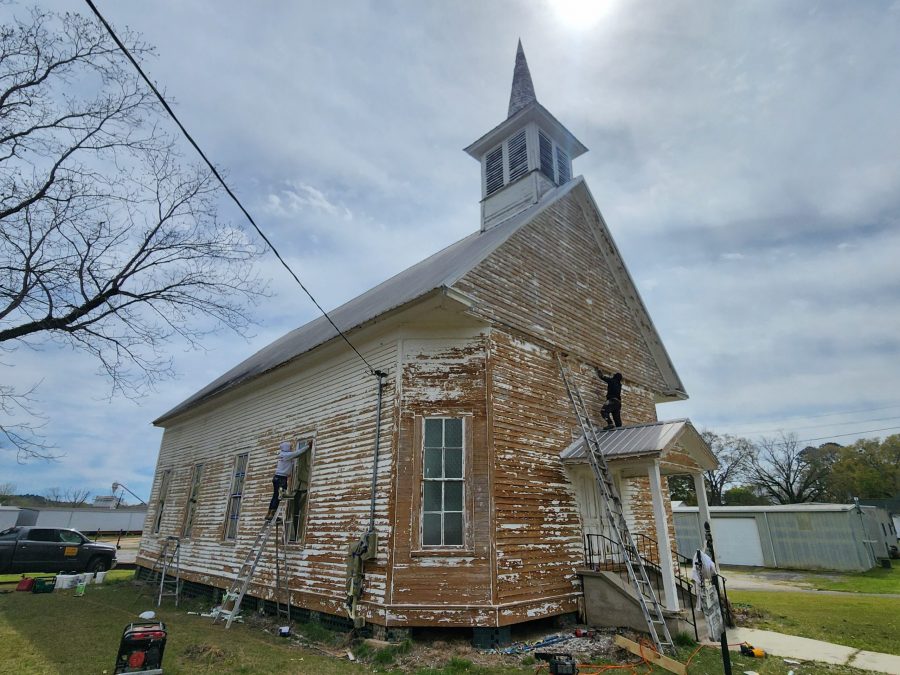 During Historic Church Painting Preview Image 8