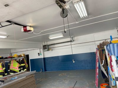 photo of repainted firehouse wall in ringoes nj