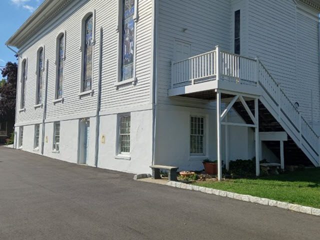 photo of repainted exterior of the clinton united methodist church in clinton nj Preview Image 1