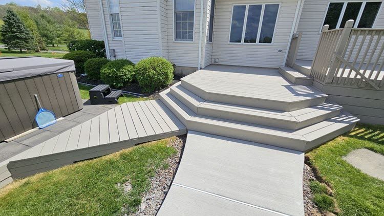 photo of repainted deck in hampton new jersey Preview Image 2
