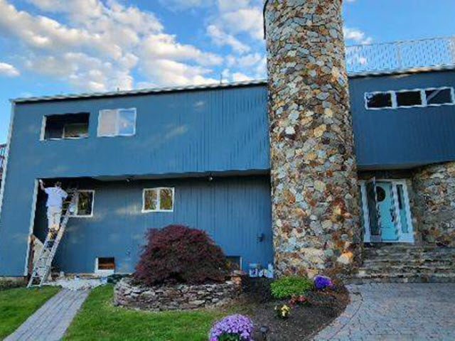 photo of repainted exterior of home in whitehouse station Preview Image 1